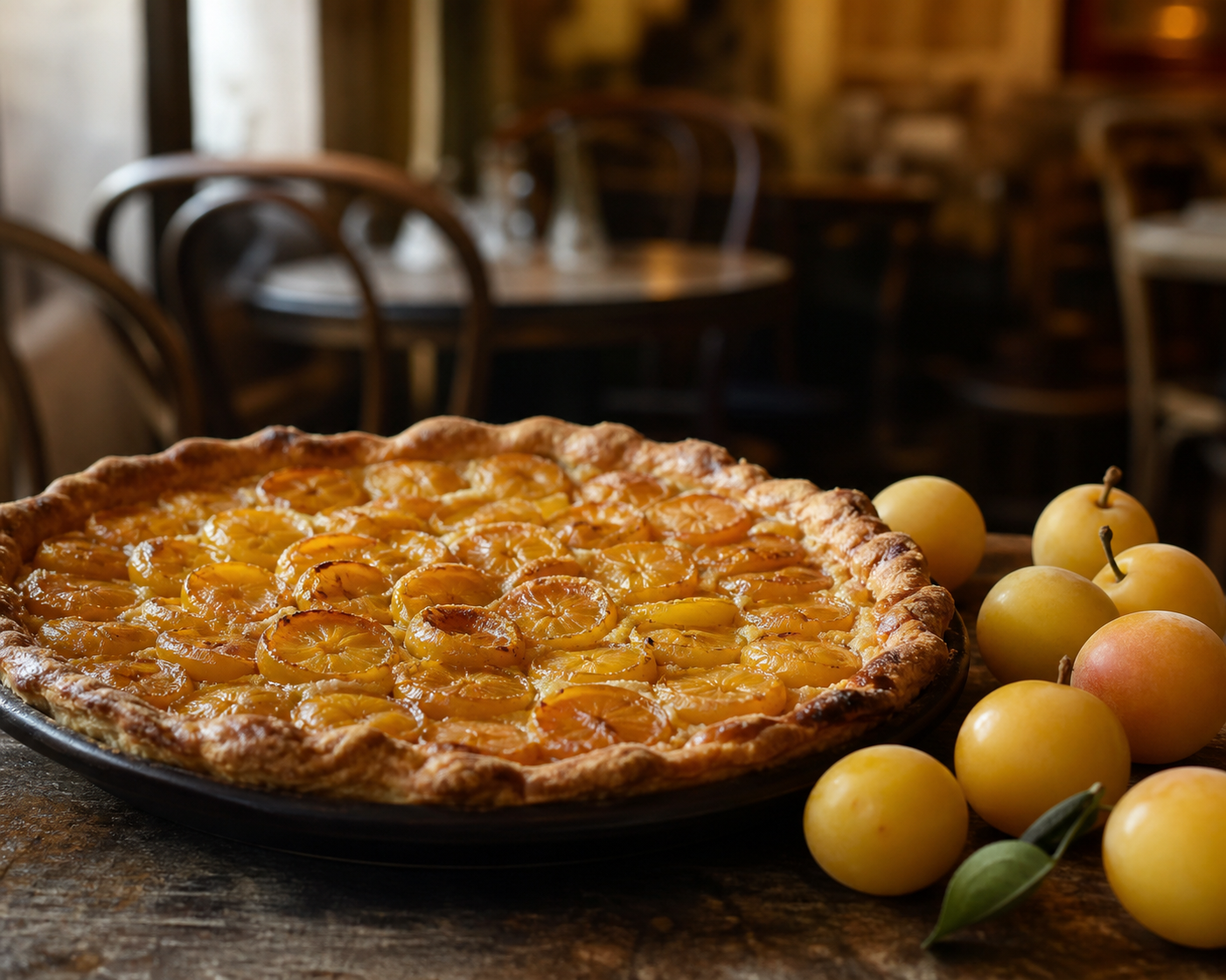 La tarte mirabelle de ma Grand-Mère reste croustillante au four