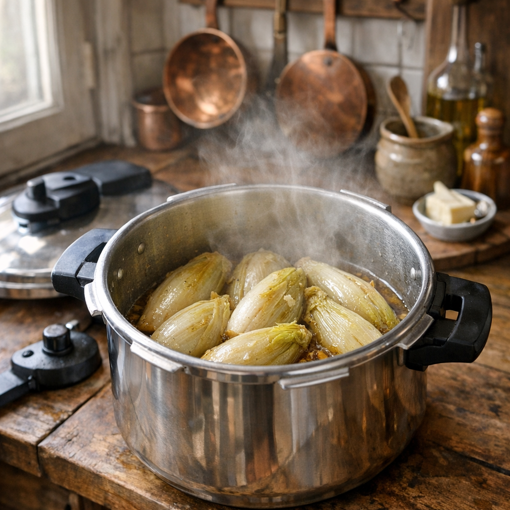 Quel temps de Cuisson choisir pour des Endives en cocotte-minute ?