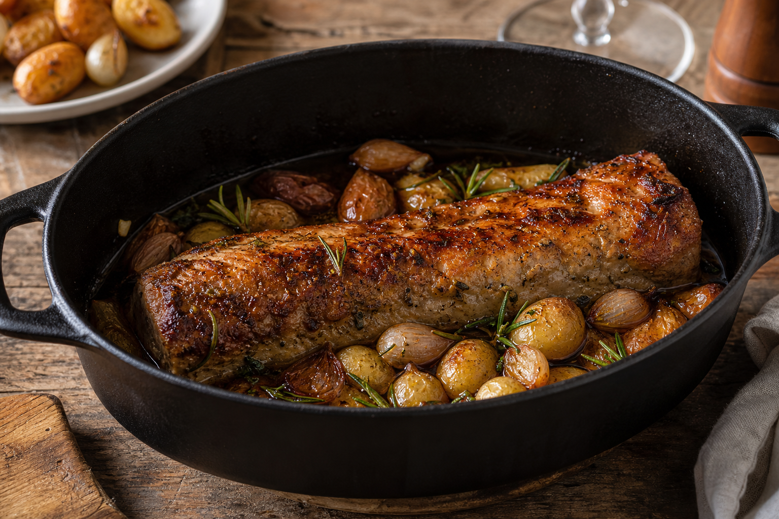 Le filet mignon en cocotte reste tendre avec le bon temps de cuisson