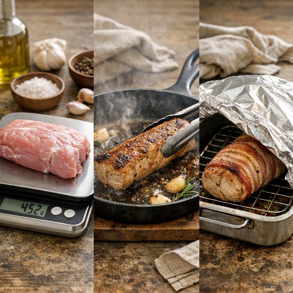 Les 3 variables qui changent vraiment la cuisson : poids, saisie, protection