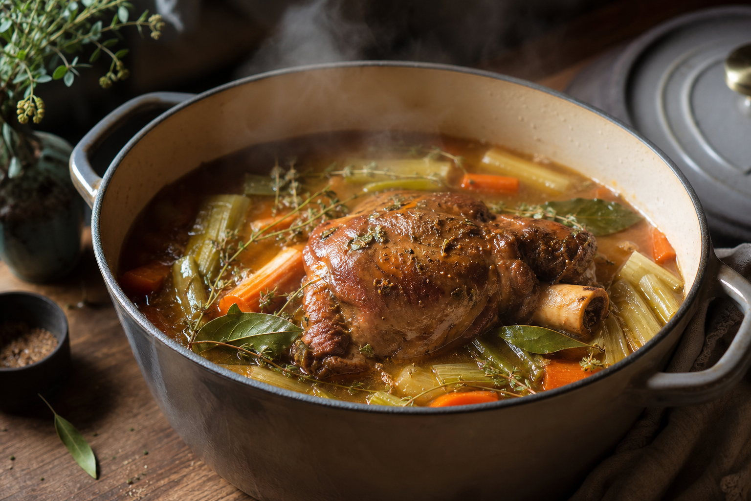 Quel temps de cuisson pour un jarret de porc fondant à l’eau ?