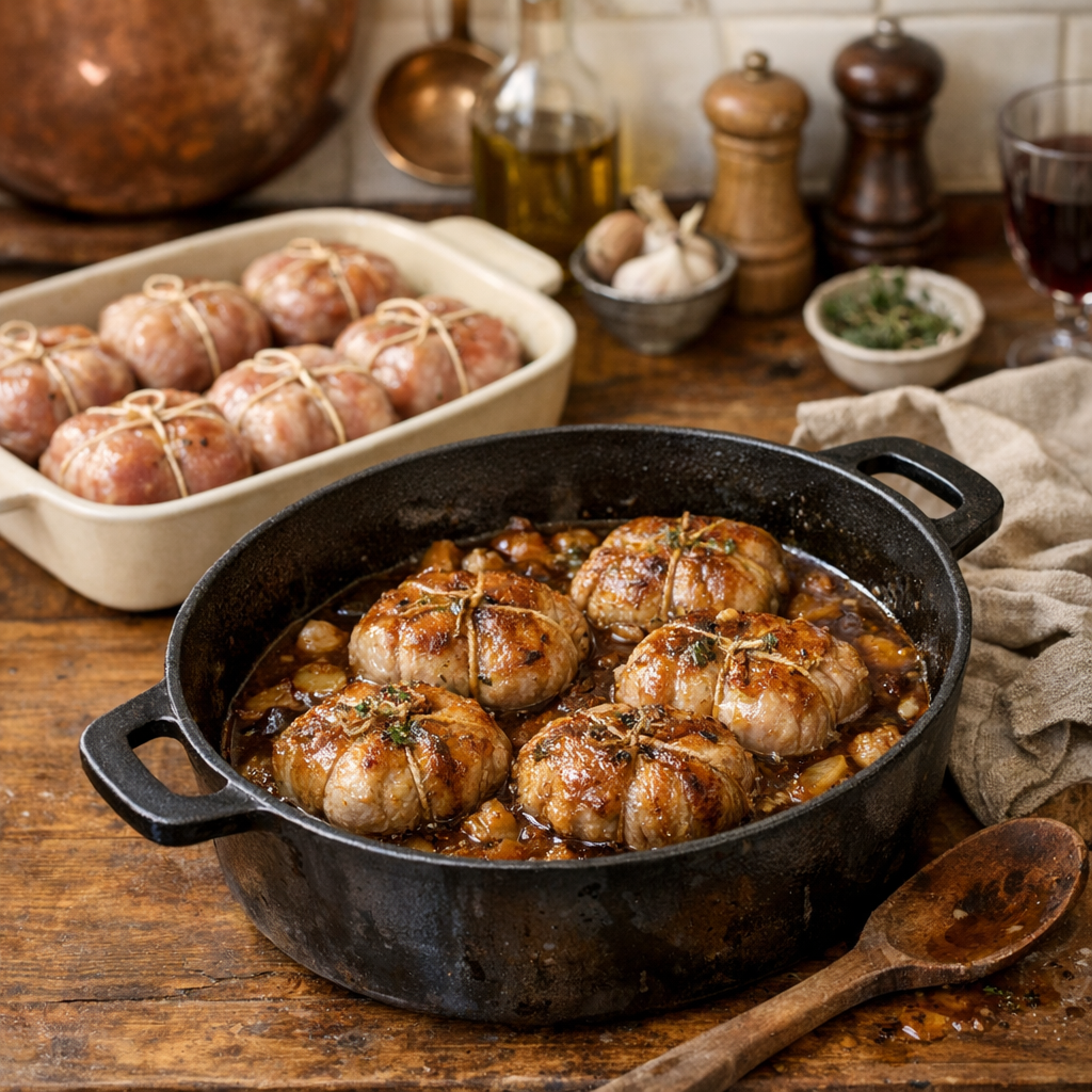Le temps de cuisson des Paupiettes de porc : bons repères