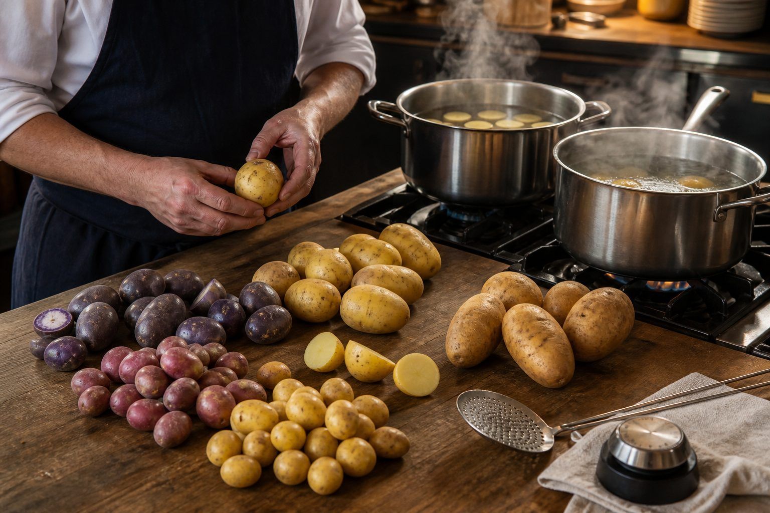 Mon protocole de bistrot : comparer calibre, variété et départ de cuisson