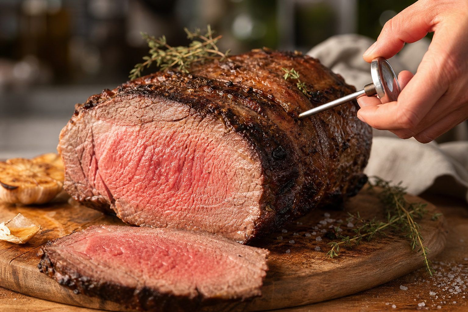 Comment savoir si le rôti de bœuf est bien cuit