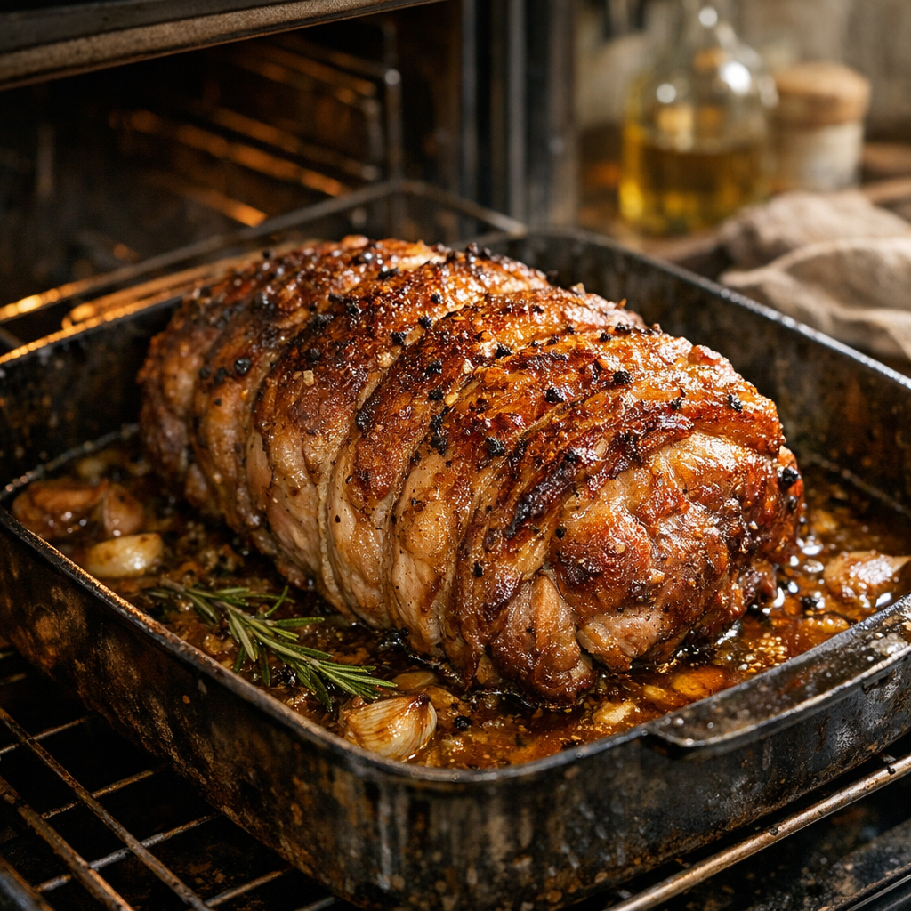 Comment réussir le temps de cuisson d’un Rôti de porc au four