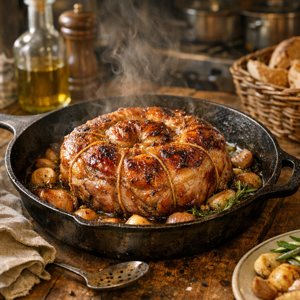 Comment cuire une Rouelle de Porc au Four de 1 kg sans la sécher
