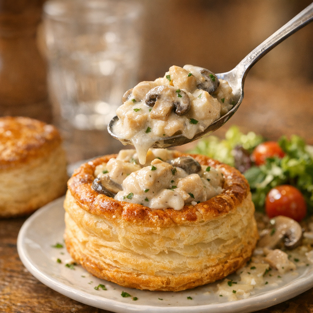 Je vous montre la Recette traditionnelle du Vol-au-vent