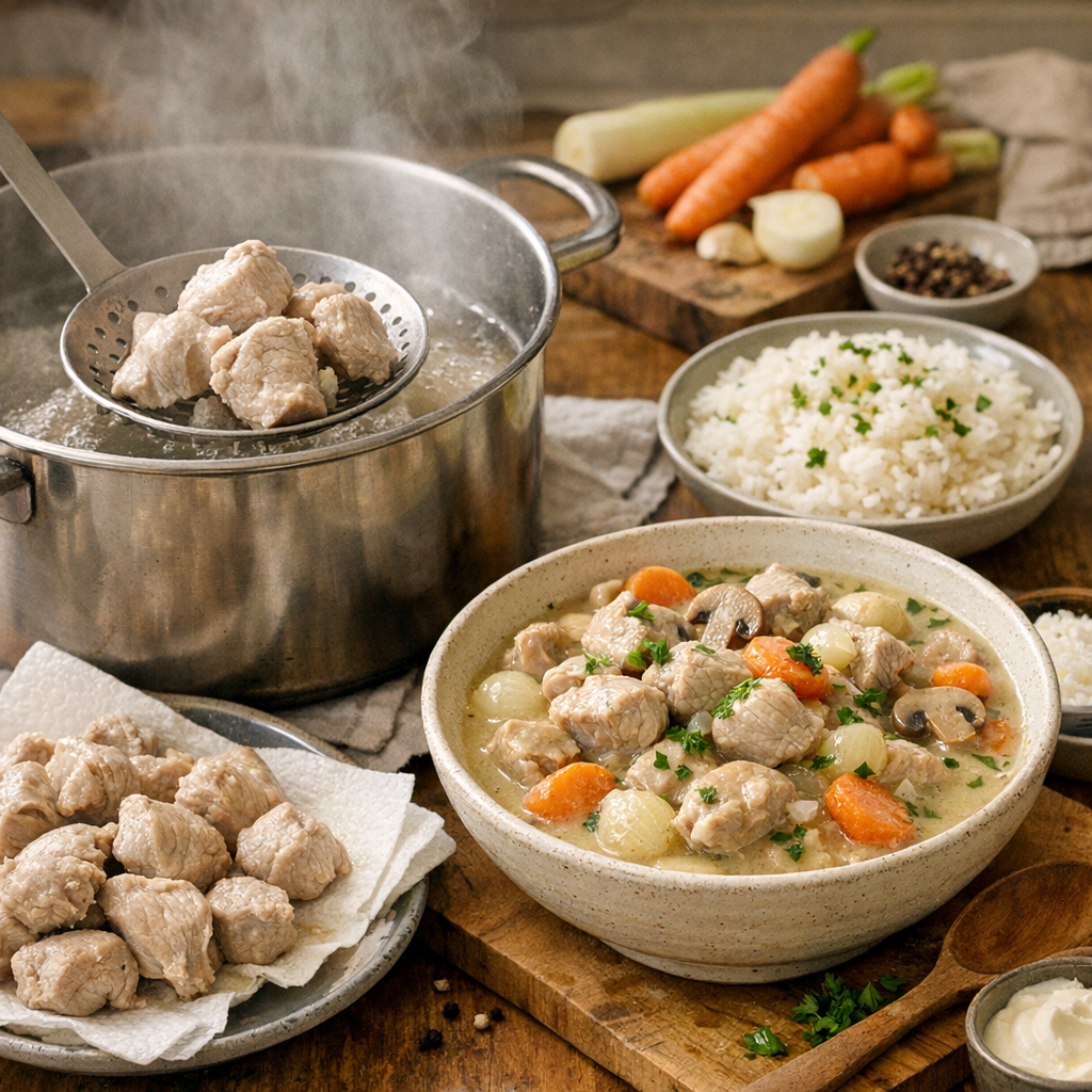 Pourquoi blanchir la viande de veau ? Et comment garder une viande tendre